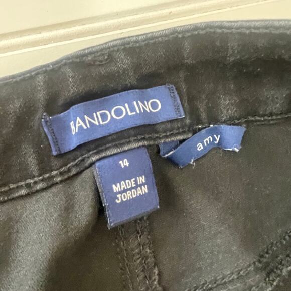 Bandolini Amy Black Straight Leg Jeans Denim Size Womens 14 - Picture 3 of 8